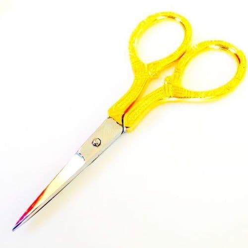 Professional Embroidery Cross Stitch Scissors Gold Plated 4" Shears Art & Craft