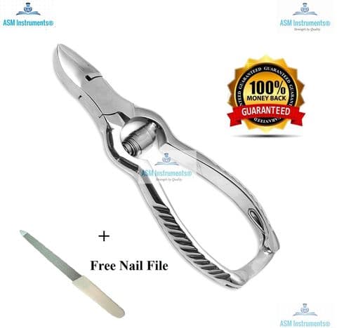 Professional Heavy Duty Toe Nail Cutter Clippers Chiropody Heavy Duty Thick Nail