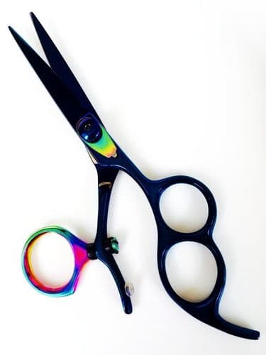 Hair Cutting Scissor Shears Barber Salon Hairdressing Razor Sharp Titanium 5.5"