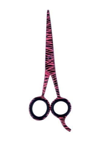 Profession Salon Cutting Hairdressing Sharp Shear Scissor Pink Tiger Pattern 5.5