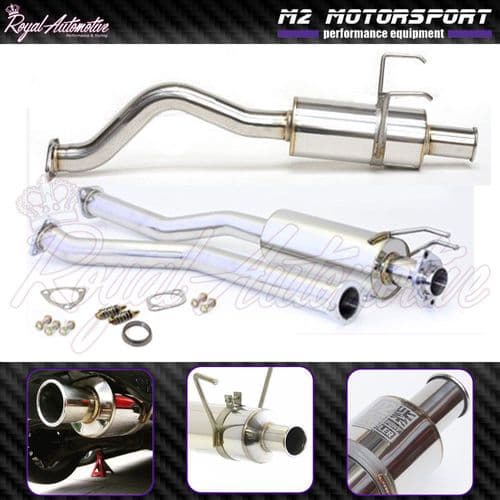 Honda Civic  EP1 EP2 Performance Cat Back Exhaust Stainless Spoon N1 Style Res
