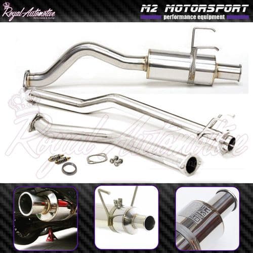 Honda Civic EP1 EP2 Performance Cat Back Exhaust Stainless Spoon N1 Style Tip