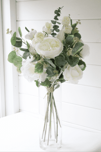 Blanca White Ivory Vase Arrangement