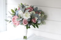 Deanna Dusty Pink, Blue, Ivory Bouquet