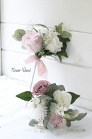 Indigo Artificial Mauve Pink Bouquet