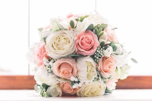 Luci Blush Wedding Artificial Bouquet
