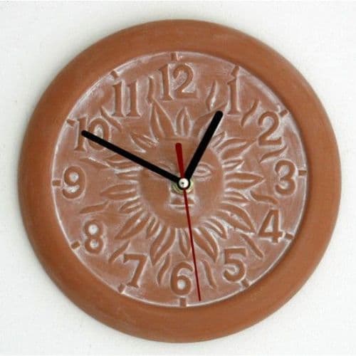 Outdoor Terracotta Clock