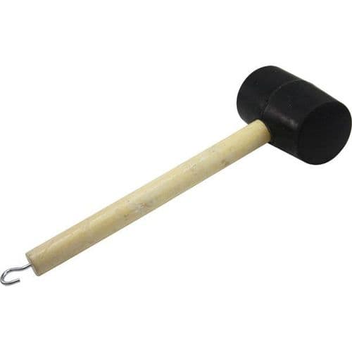 Rubber Mallet with Peg Extractor