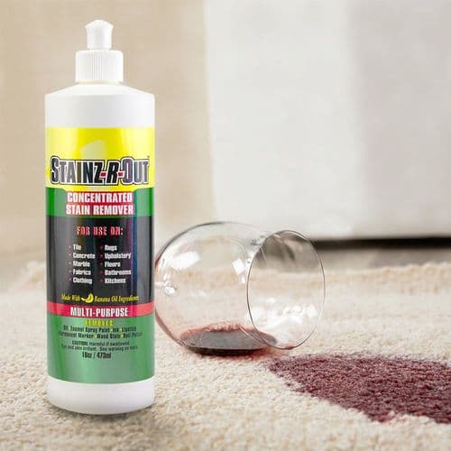 Stainz R Out - Concentrated Stain Remover - For All Fabrics Rugs And Cloth  473ml