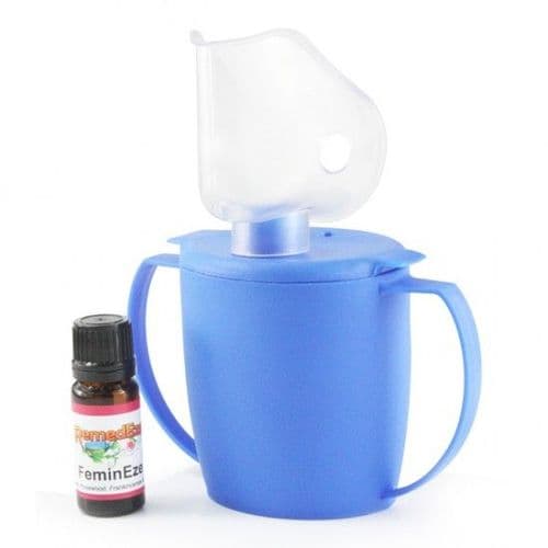Steam Inhaler with FeminEze Aromatherapy Oil