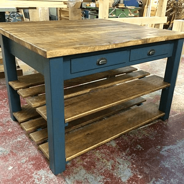 Grant Painted Kitchen Island.
