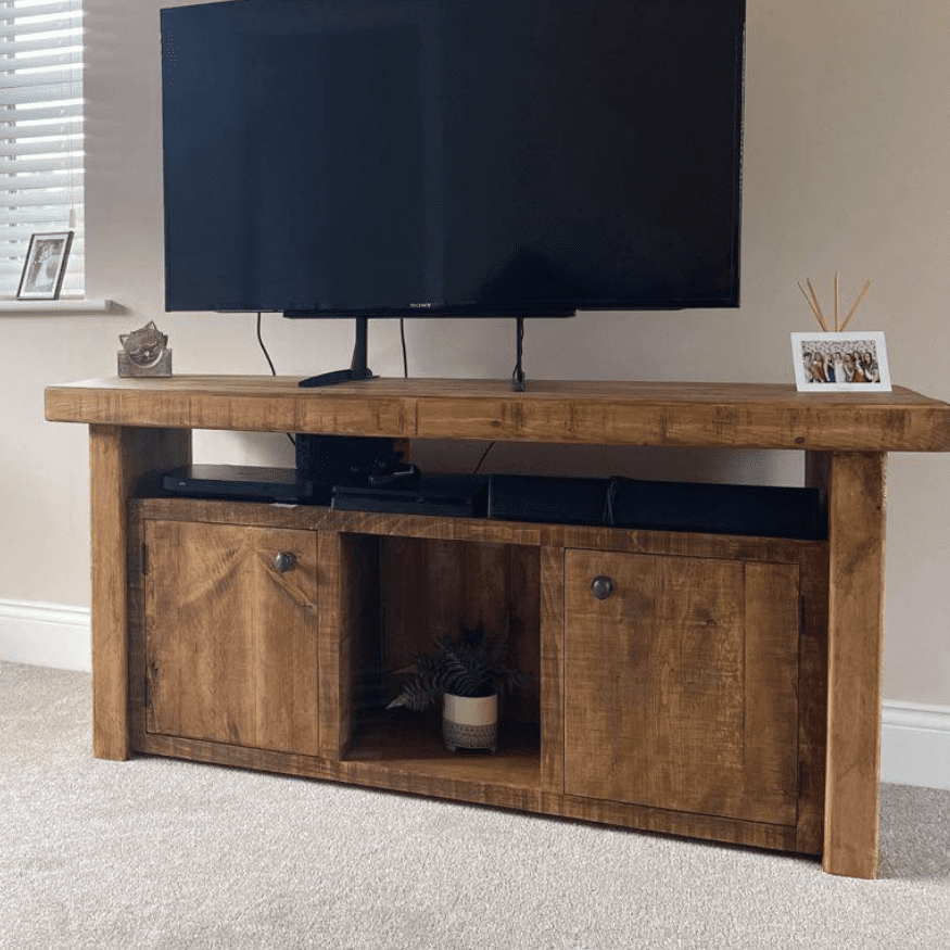Orchid Chunky Solid wood TV Unit. prices from £599.99