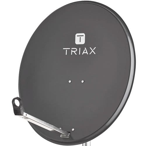 Triax  80cm Galvanized Steel Satellite Dish Anthracite Grey (120508)