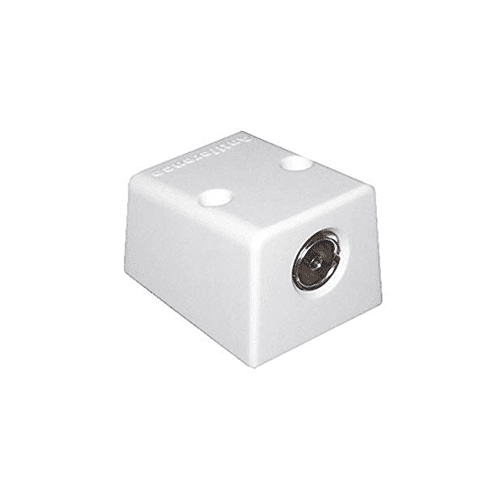 Antiference Single Coax Non-isolated Surface Outlet Box