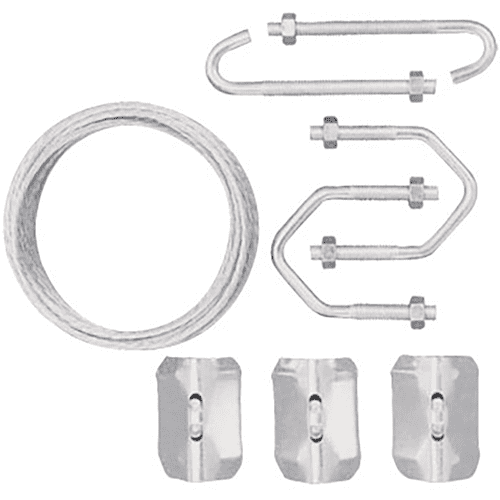 Blake Poly Kit with 2.5in Bolts for 1.25 to 2in Masts
