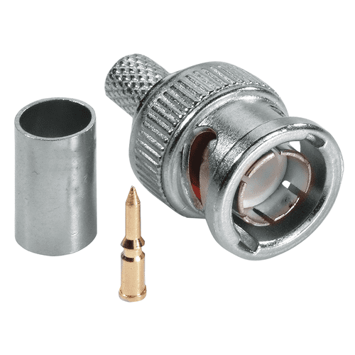 Cleervu Security BNC Crimp-on Plug for RG59 Cable
