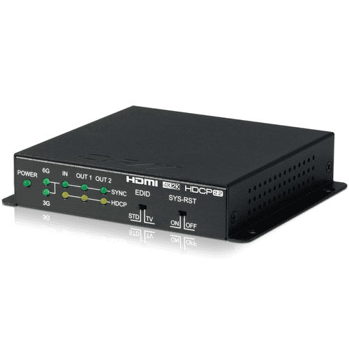 CYP 1 to 2 HDMI Distribution Amplifier (4K, HDCP2.2, HDMI2.0)