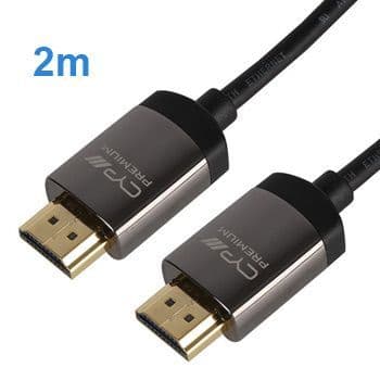 CYP 2m Premium 4K UHD Male to Male HDMI Lead with Ethernet