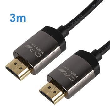 CYP 3m Premium 4K UHD Male to Male HDMI Lead with Ethernet
