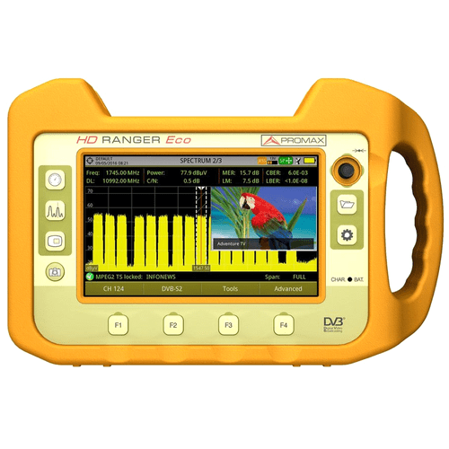 Promax HD Ranger Eco Field Strength Meter and Spectrum Analyser