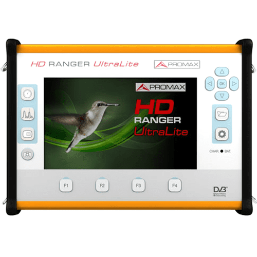 Promax HD Ranger UltraLite Tablet-Sized Field Strength Meter and Spectrum Analyser
