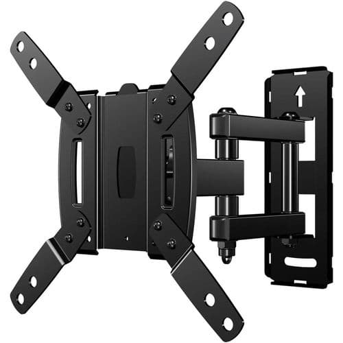 Secura Full-Motion Wall Mount For Flat-panel TVs up to 39in Extending 10.47in