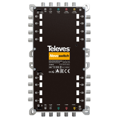 Televes 16 Output 5 Wire Nevo Multiswitch