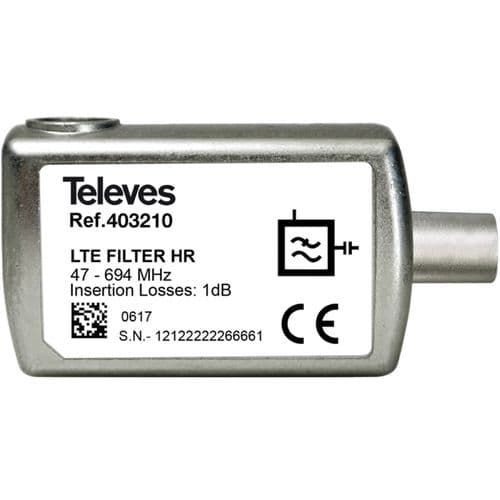 Televes Indoor IEC High Rejection LTE/5G Filter