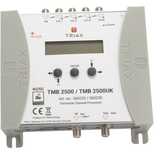 Triax Terrestrial Channel Processor with 5 Antenna Inputs (360238)