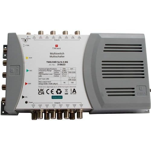 Triax TMS/CKR 5x16 S BS Standalone Multiswitch