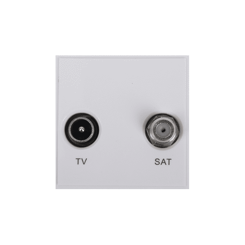 Triax TV/SAT White Module