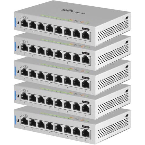 Ubiquiti Networks UniFi 8 Port Low Non-PoE Power Switch (5 Pack)