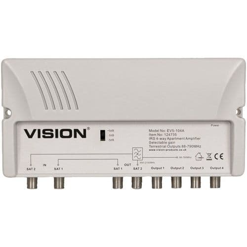 Vision 4-Way IRS Amplifier (124735)