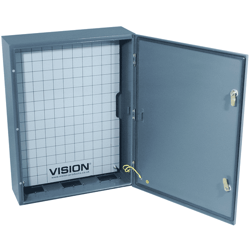 Vision 800mm High Medium Weatherproof Steel Outdoor Cabinet (112886)