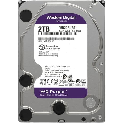 Western Digital 2TB Purple 3.5" Hard Drive (Trade Only)