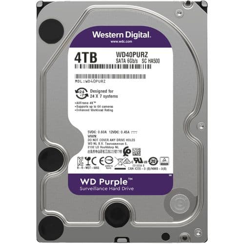 Western Digital 4TB Purple 3.5" Hard Drive (Trade Only)