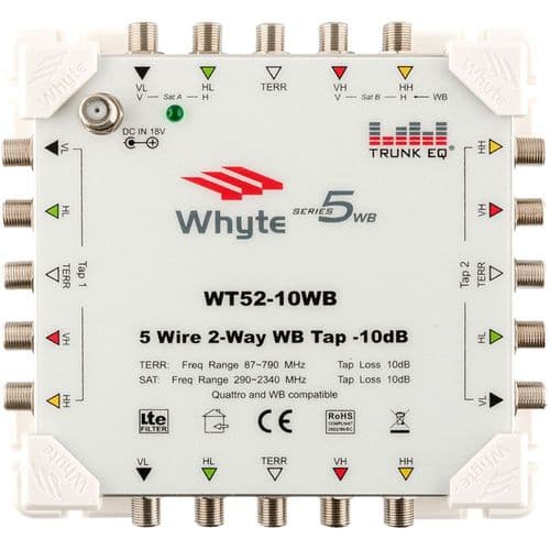 Whyte 5 Wire 2-Way 10dB Series 5WB Tap
