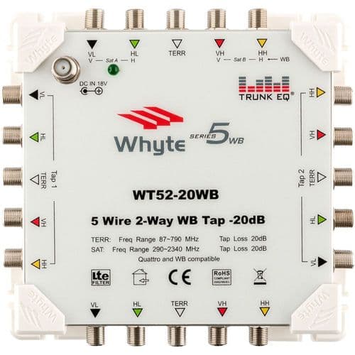 Whyte 5 Wire 2-Way 20dB Series 5WB Tap