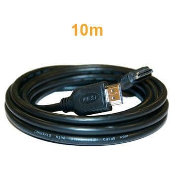 Wolsey 10m High Speed HDMI Lead with Ethernet v1.4 (370726)