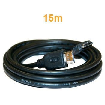 Wolsey 15m High Speed HDMI Lead with Ethernet v1.4 (370727)