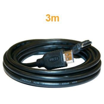 Wolsey 3m High Speed HDMI Lead with Ethernet v1.4 (370724)