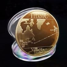 'The Voyage of Titanic' Gold Plated Coin