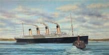 'Titanic at Queenstown' Ultra-Rare Limited Edition Print