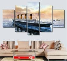 ‘Titanic’ – Set of 5 Canvas Wall Art Giclée Prints