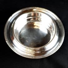 1st Class Silver Ice/Butter Dish