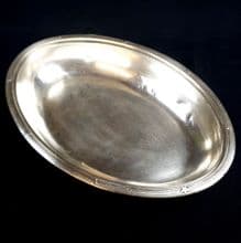Original 1st Class Silver Plated Oval Serving Dish