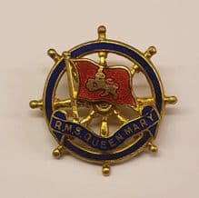 Original Cunard RMS Queen Mary Pin Badge/Brooch