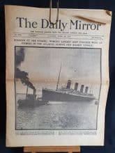 Original Daily Mirror Newspaper 16/4/1912