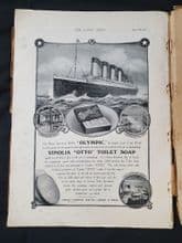 Original RMS Olympic Soap Advert   1911
