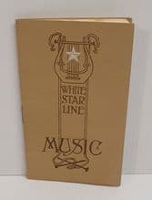 Original White Star Line Music Book